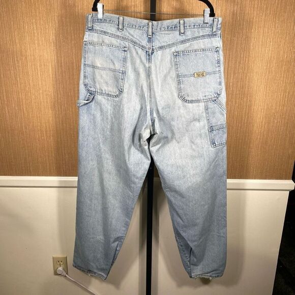 Wrangler Faith Bratz Custom Hand Painted Rigid Denim Jeans Size 38x34 - Picture 2 of 12